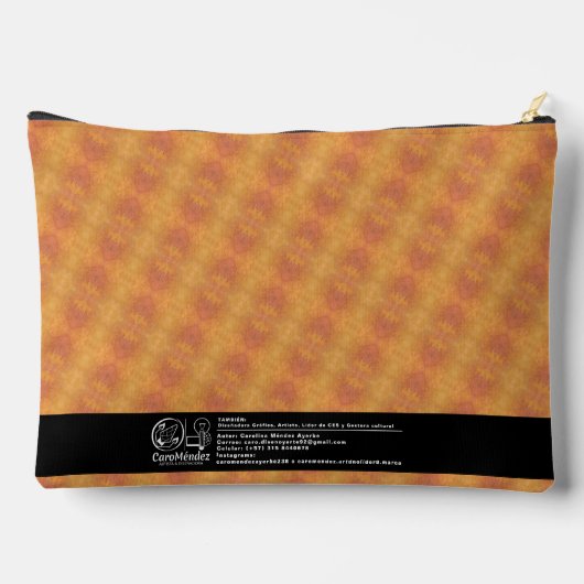 Textura #1 de la obra Nuit Zubehörtasche (Rückseite)