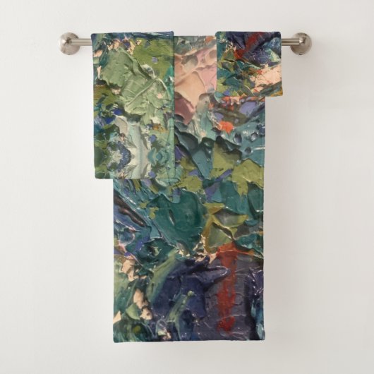 Textura #1 de la obra Viendo a travez de los ojos Badhandtuch Set (Insitu)