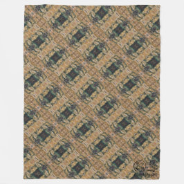 Textura #1 de obra Amanecer Fleecedecke