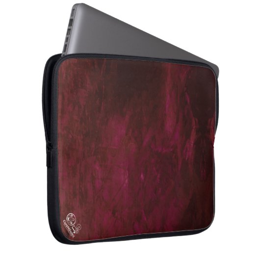 Textura #22 de la obra Fantasía y realidad Laptopschutzhülle (Vorne Rechts)