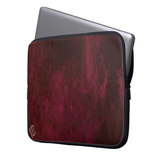 Textura #22 de la obra Fantasía y realidad Laptopschutzhülle (Vorderseite Links)