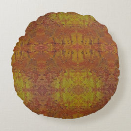 Textura #22 de obra Horizonte Rundes Kissen