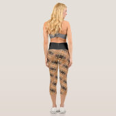 Textura #24 de obra Amanecer Capri Leggings (Rückseite)
