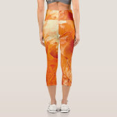 Textura #26 de la obra Nuit  Capri Leggings (Rückseite)