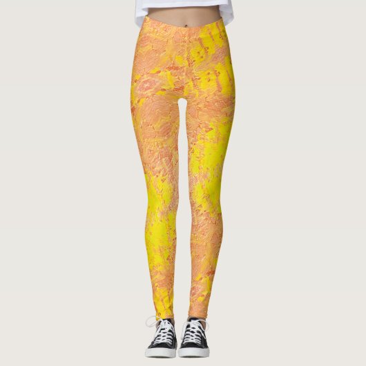 Textura #26 de obra Horizonte Leggings (Vorderseite)