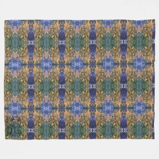 Textura #27 de obra Horizonte Fleecedecke (Vorderseite (Horizontal))