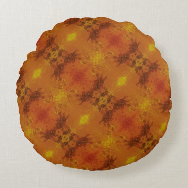 Textura #28 de la obra Nuit Rundes Kissen (Vorderseite)