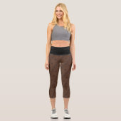 Textura #28 de obra Amanecer Capri Leggings (Vorderseite)