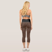 Textura #28 de obra Amanecer Capri Leggings (Rückseite)