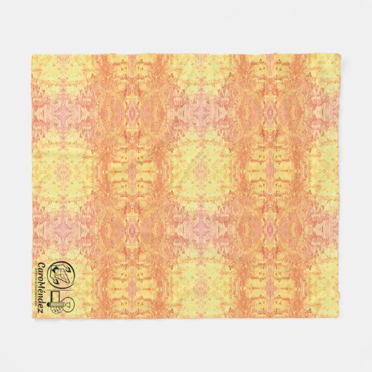 Textura #29 de obra Horizonte Fleecedecke (Vorderseite (Horizontal))