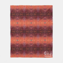 Textura #2 de la obra La puesta del sol Fleecedecke