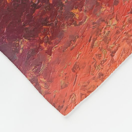 Textura #2 de la obra La puesta del sol Fleecedecke (Ecke)