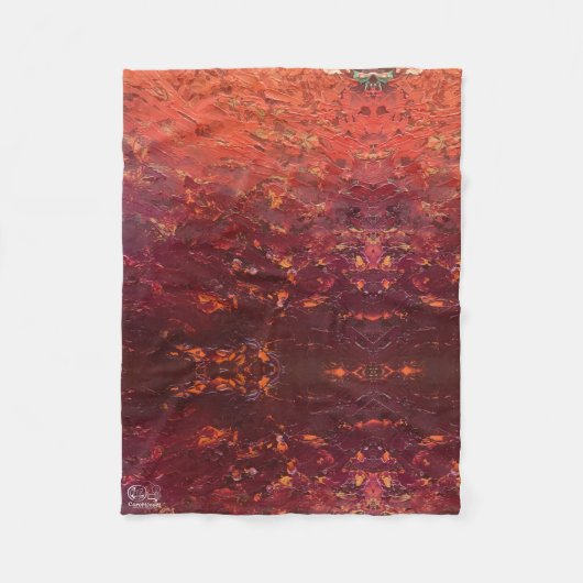 Textura #2 de la obra La puesta del sol Fleecedecke (Vorderseite)