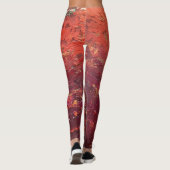 Textura #2 de la obra La puesta del sol Leggings (Rückseite)