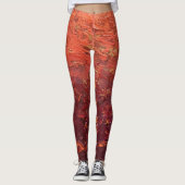 Textura #2 de la obra La puesta del sol Leggings (Vorderseite)