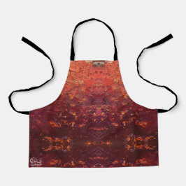 Textura #2 de la obra La puesta del sol Schürze