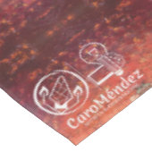 Textura #2 de la obra La puesta del sol Tischdecke (Schrägansicht)