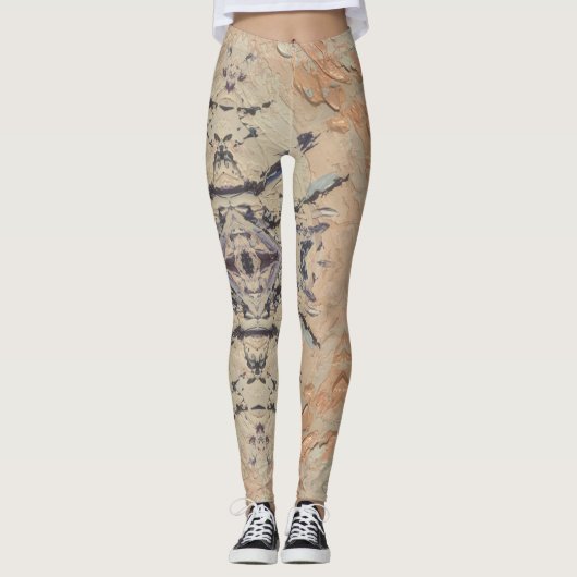 Textura #2 de la obra Viendo a travez de los ojos Leggings (Vorderseite)