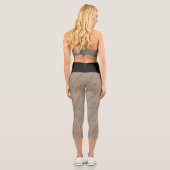 Textura #2 de obra Amanecer Capri Leggings (Rückseite)