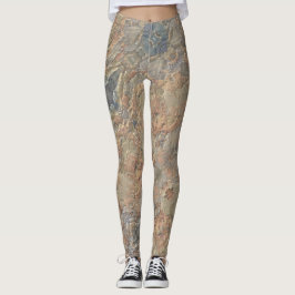 Textura #2 de obra Amanecer Leggings
