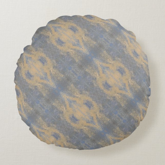 Textura #2 de obra La roca Rundes Kissen (Vorderseite)