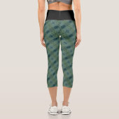 Textura #34 de obra Amanecer Capri Leggings (Rückseite)