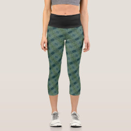 Textura #34 de obra Amanecer Capri Leggings