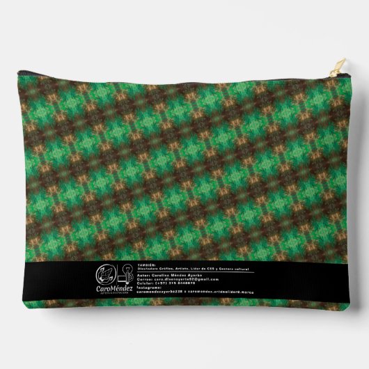 Textura #35 de la obra Nuit Zubehörtasche (Rückseite)