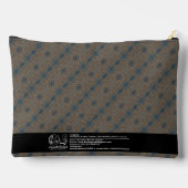 Textura #37 de obra Amanecer Zubehörtasche (Rückseite)