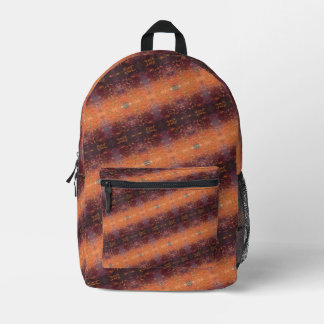 Textura #3 de la obra La puesta del sol Bedruckter Rucksack