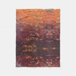 Textura #3 de la obra La puesta del sol Fleecedecke