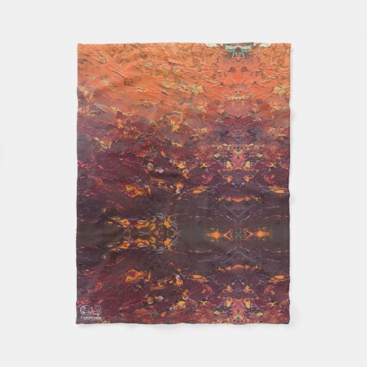 Textura #3 de la obra La puesta del sol Fleecedecke (Vorderseite)