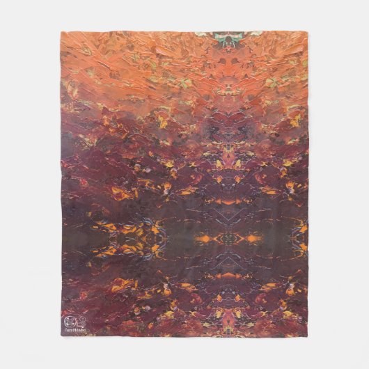 Textura #3 de la obra La puesta del sol Fleecedecke (Vorderseite)