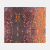 Textura #3 de la obra La puesta del sol Fleecedecke (Vorderseite (Horizontal))