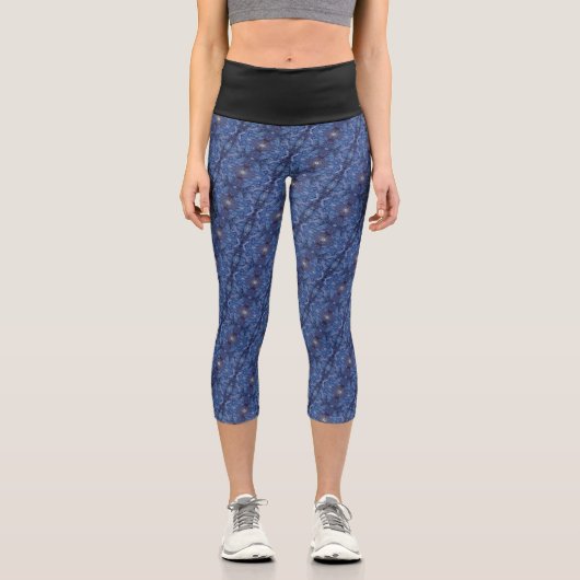 Textura #3 de obra Horizonte Capri Leggings (Vorderseite)