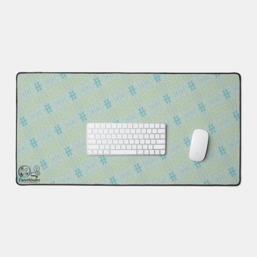 Textura #40 de obra Amanecer Schreibtischunterlage (Tastatur & Maus)