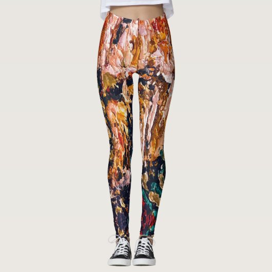 Textura #47 de obra Amanecer Leggings (Vorderseite)