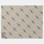 Textura #4 de la obra Viendo a travez de los ojos Fleecedecke (Vorderseite (Horizontal))