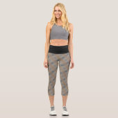Textura #4 de obra Amanecer Capri Leggings (Vorderseite)