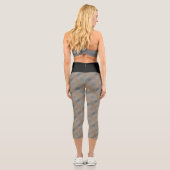 Textura #4 de obra Amanecer Capri Leggings (Rückseite)