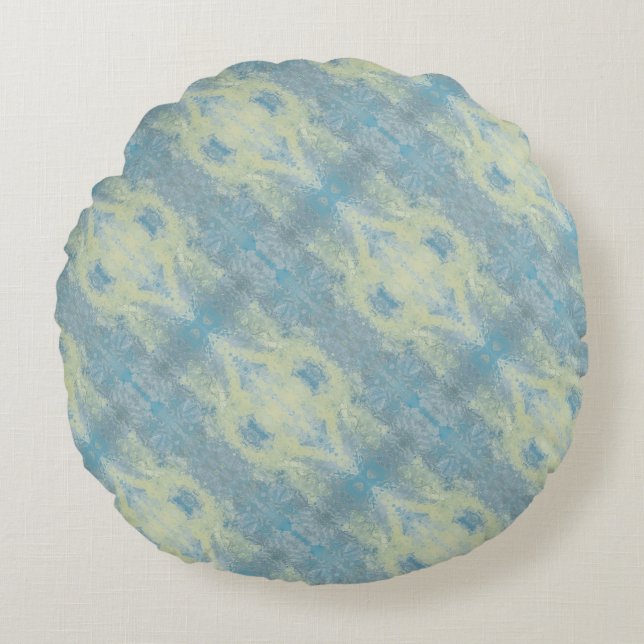 Textura #4 de obra La roca Rundes Kissen (Vorderseite)