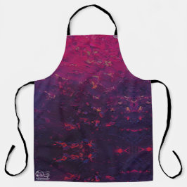 Textura #5 de la obra La puesta del sol Schürze