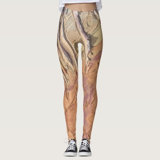 Textura #5 de la obra Viendo a travez de los ojos Leggings (Vorderseite)