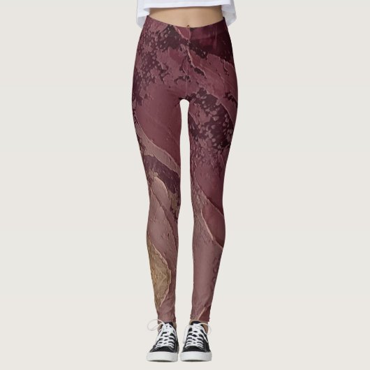 Textura #5 de obra Horizonte Leggings (Vorderseite)