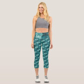 Textura #6 de la obra Cerezas Capri Leggings (Vorderseite)