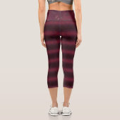 Textura #6 de la obra La puesta del sol Capri Leggings (Rückseite)