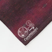 Textura #6 de la obra La puesta del sol Fleecedecke (Ecke)