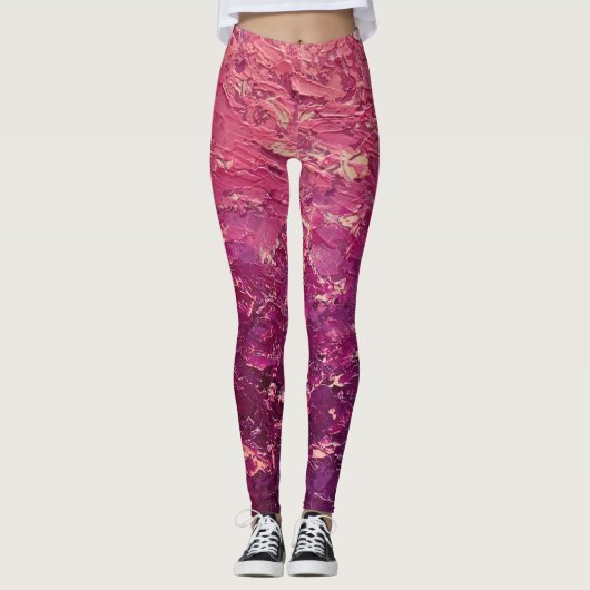 Textura #7 de la obra La puesta del sol Leggings (Vorderseite)