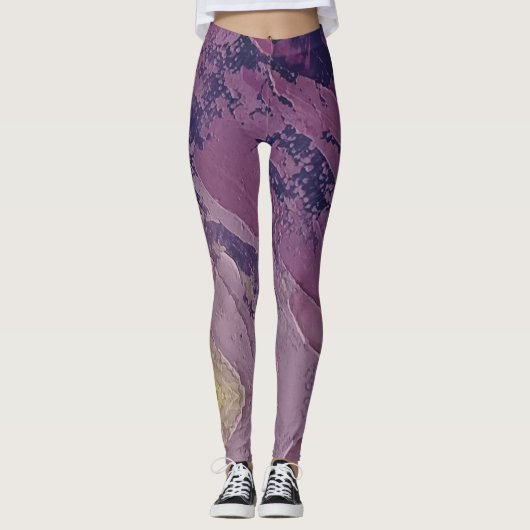 Textura #7 de obra Horizonte Leggings (Vorderseite)
