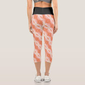Textura #8 de la obra El corazón de los... Capri Leggings (Rückseite)